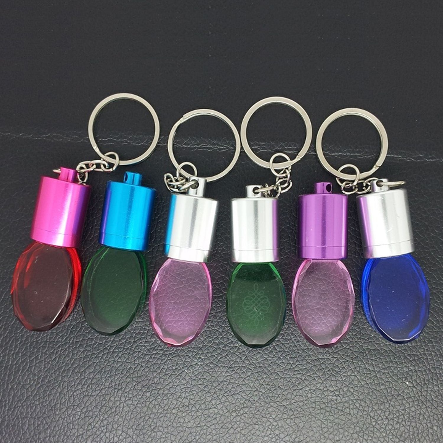 Crytstal USB Drive with Keychain