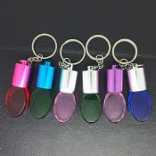Crytstal USB Drive with Keychain images