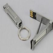 Multi-function USB Disk wih Nail Clipper and Keychain images