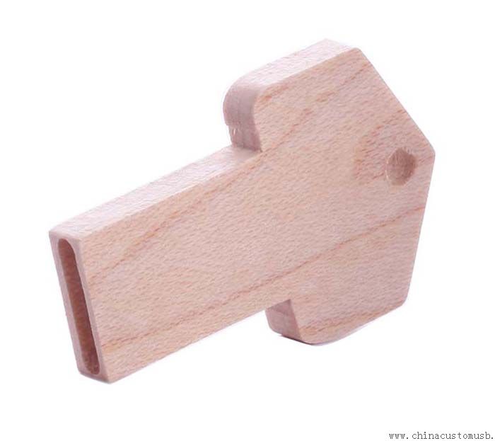 Chave natural em forma de disco USB