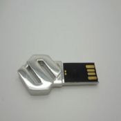 Fém kulcs alakú USB villanás korong images