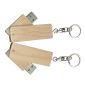 Wooden USB Flash Drive with Keychain small picture