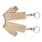 Lecteur Flash USB en bois avec porte-clé small picture