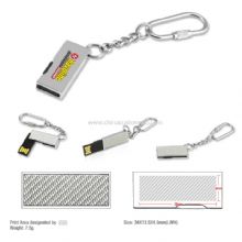 Metal USB Flash Disk with Keychain images