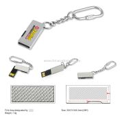 Metallo USB Flash Disk con portachiavi images