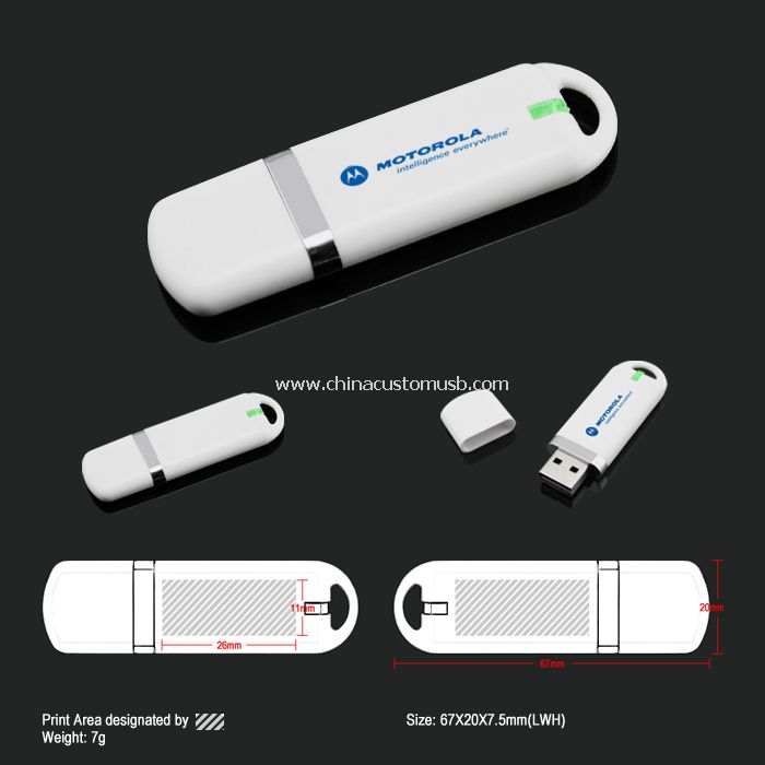 Пластиковые USB-накопитель