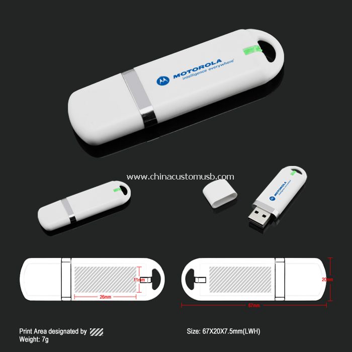 Plástico rígido USB