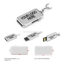 Metal nøglering USB Disk images