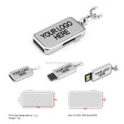 Metall nyckelring USB-Disk images