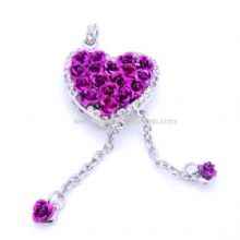 Jewelry Heart shape USB Disk images