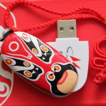 Funny facial swivel usb flash disk images