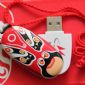 Funny facial swivel usb flash disk small picture