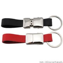 Keychain  Leather USB Flash Disk images