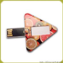 Triángulo forma de tarjeta USB Flash Disk images