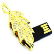 Feuille de diamant disque Flash USB images