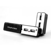 Vridbar 4 Port USB-hubb images