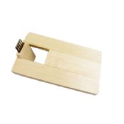 Wood Business Credit Card Flash Memory Stick images