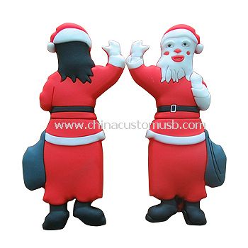 In gomma Natale USB Drive