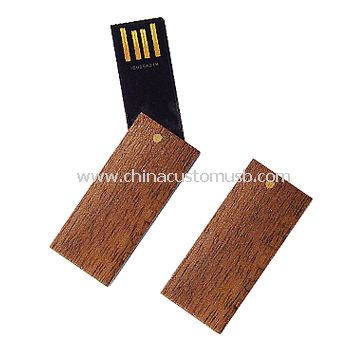 محرك فلاش USB خشبية صغيرة