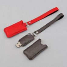 Leather USB flash drive images