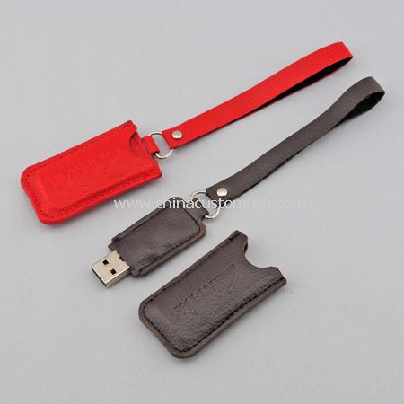 Leather USB glimtet kjøre