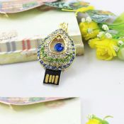 Heart diamond jewelry USB flash drive images