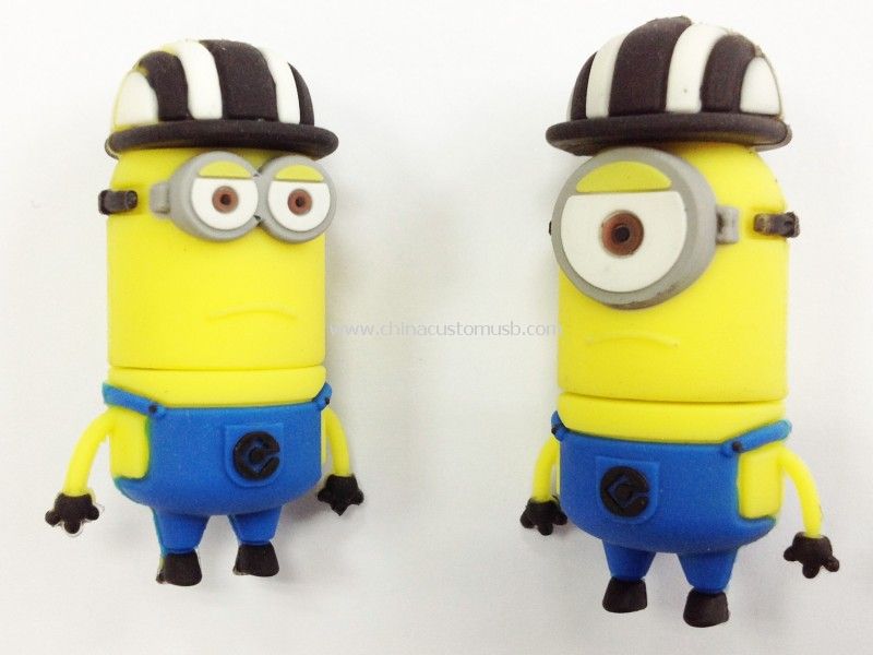 Yellow Man Custom USB Flash Drive