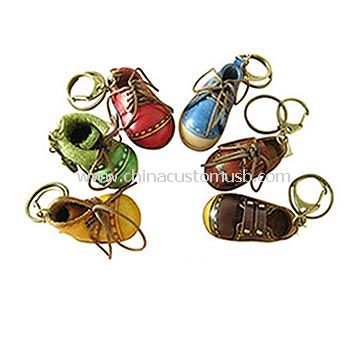 Mini shoe USB Flash Drive with Keychain