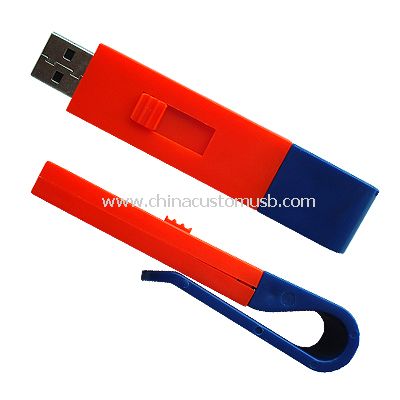 Clip de plástico USB Flash Drive