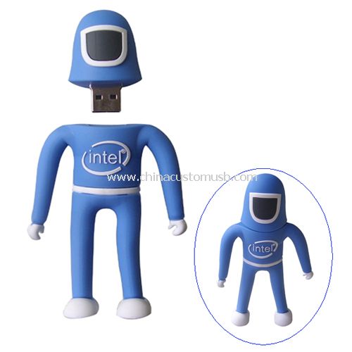 Unidad de usb de la insignia de Intel
