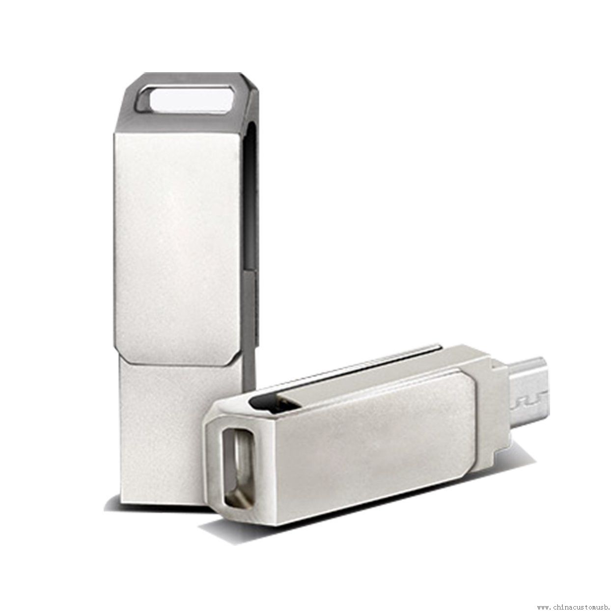 Disco de metal giratorio USB OTG para Smartphone Android