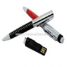 Läder penna USB Flash Disk images