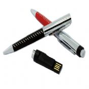 Läder penna USB Flash Disk images
