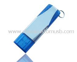 Plastic USB Disk with Keychain images