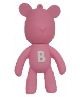 Pink bear USB-nøgle