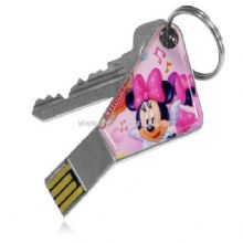Metallisk nøgle USB Opblussen Drive images