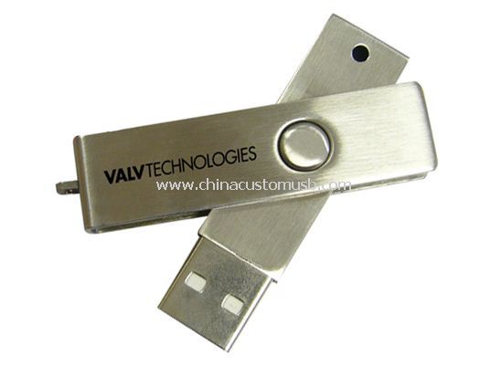 Metal döner USB birden parlamak götürmek