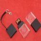 Plástico de cristal mini usb flash drive con cordón small picture