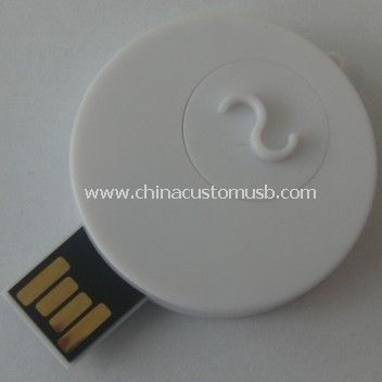 Mini round usb with full color imprint