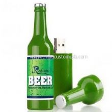 Plastic beer bottle USB drive images