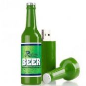 Plastic beer bottle USB drive images