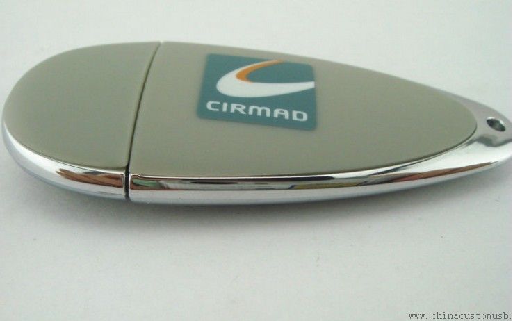 Picătură de apă forma USB fulger disc de metal