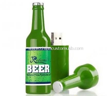 Bottiglia di birra in plastica USB drive