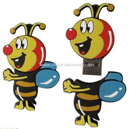 Симпатичные Bee USB флэш-накопитель