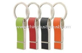 Leather USB flash drive images