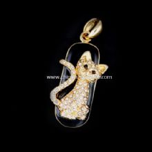 Jewelry cat usb flash disk images