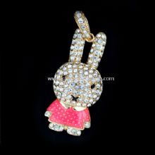 Jewelry rabbit usb flash disk images