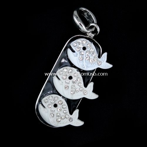 Joias peixe usb flash disk