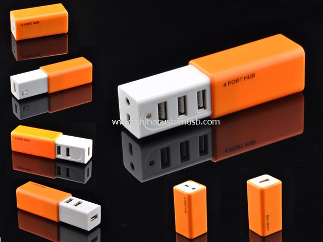 4 porta tipo gaveta USB Hub