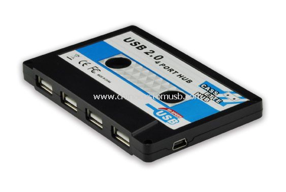 4 cinta de puerto en forma de USB Hub